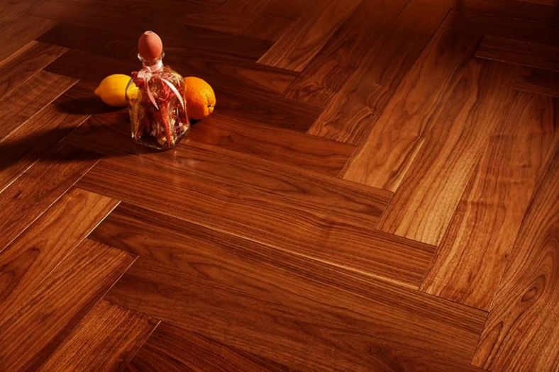 Wood is less difficult to hold smooth than floor varnish.